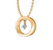 91-316219 Подвеска с фианитом бренд Sanis (Au 375)