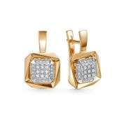 2-1052-19-4,36 Серьги с бриллиантами (Au 585)