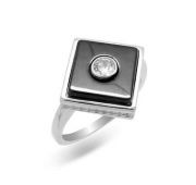 632555 Кольцо керамика (Серебро)