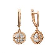 4519-00-501-10-67 Серьги из золота бренд Platina (Au 585)