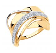 018308 Кольцо золотое (Au 585)