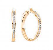 3617-210 10,37 Серьги конго с бриллиантами бренд Brilliant Style (Au 585)