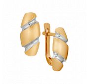 19817 Серьги без вставок (Au 585)