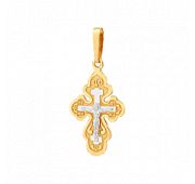 Подвеска крест из золота