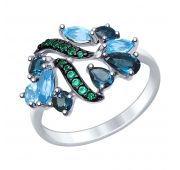 92011396 Кольцо из серебра (Серебро)