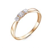 1101318 Кольцо из золота дорожка бренд Delta (Au 585)