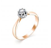 Кольцо с бриллиантом