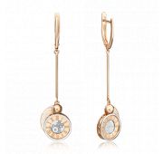 02-4776-00-000-1111-74 Серьги часы бренд Platina (Au 585)