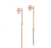 2-0077 2,46 Серьги пуссеты с бриллиантами бренд Kabarovsky (Au 585)