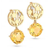 серьги с цитринами бренд Kabarovsky