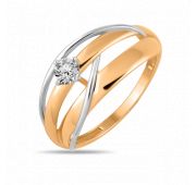 кольцо золотое бренд Sanis