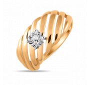 кольцо золотое бренд Sanis