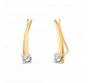 20998 Серьги кафф из золота (Au 585)