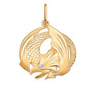5719 Подвеска золотая дракон (Au 585)