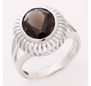 Кольцо с раух топазом