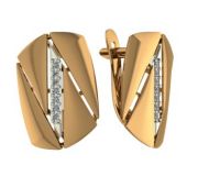 08-217411 Серьги золотые бренд Sanis (Au 585)