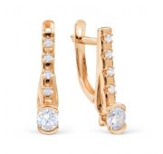 т10202Б798 Серьги золотые бренд Karatov (Au 585)