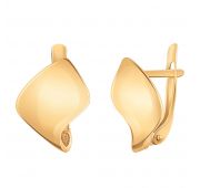 22059 Серьги золотые без вставок (Au 585)
