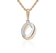 03-3418-О-401-1111 Подвеска буква бренд Platina (Au 585)