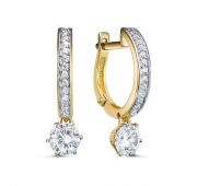 л1201524 Серьги из золота бренд Delta (Au 585)