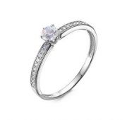 б1101522 Кольцо из белого золота бренд Delta (Au 585)