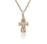 03-2938-00-000-1111-64 Подвеска крест бренд Platina (Au 585)