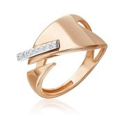 01-5666-00-401-1111 Кольцо с фианитами бренд Platina (Au 585)