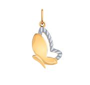 50206а Подвеска бабочка (Au 585)