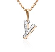 03-3418-У-401-1111 Подвеска буква бренд Platina (Au 585)