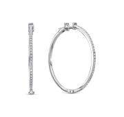 2-694-20-5,85 Серьги конго с бриллиантами бренд Первая Бриллиантовая Компания (Au 585)