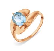 Т101018199-01лон топ Кольцо с лондон топазом бренд Karatov (Au 585)