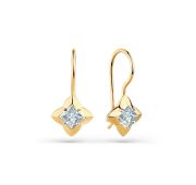 009-0010-0001-011 Серьги детские бренд Carlin (Au 585)