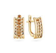 002-0612-0000-010 Серьги без вставок бренд Carlin (Au 585)