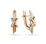 002-0618-0000-010 Серьги без вставок бренд Carlin (Au 585)