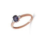 11-01793-21300-1,4 Кольцо с иолитом бренд Kabarovsky (Au 585)