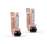 12-01749-11100-2,67 Серьги с сапфирами бренд Kabarovsky (Au 585)