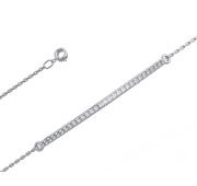 0720699-00775 Браслет декоративный с фианитами бренд Pokrovsky (Серебро 925)