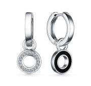 02-2682/0ЭМЗ-00 Серьги конго с фианитами бренд Алькор (Серебро 925)