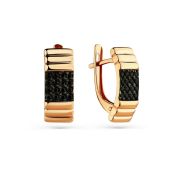 002-0626-0005-012 Серьги с фианитами бренд Carlin (Au 585)