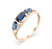 01-1-861-1100-010 Кольцо с лондон топазом (Au 585)