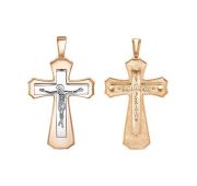 080927 Подвеска крест бренд Delta (Au 585)