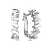 3387-21001-5,31 Серьги дорожка с бриллиантами бренд Brilliant Style (Au 585)
