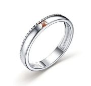 01-3275/000Б-00 Кольцо с бриллиантом бренд Алькор (Серебро 925)