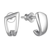 02-4103/0000-00 Серьги пуссеты бренд Алькор (Серебро 925)