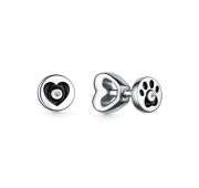 02-3718/000Б-00 Серьги пуссеты сердце бренд Алькор (Серебро 925)
