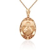 03-2999-00-000-1110-42 Подвеска икона Николай Чудотворец бренд Platina (Au 585)