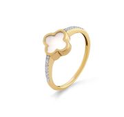 11-21852-6200-2,08 Кольцо четырехлистник бренд Kabarovsky (Au 585)