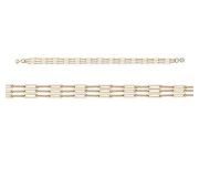 7704037/17 Браслет с фианитом бренд Delta (Au 585)