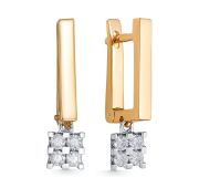 4275-210-4,78 Серьги с бриллиантами бренд Brilliant Style (Au 585)