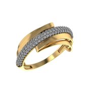 01-118935 Кольцо с фианитами бренд Sanis (Au 585)